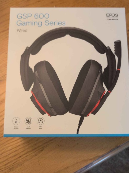 Sennheiser Other - Sennheiser GSP 600 Wired Gaming Headset — Black with Red Trim